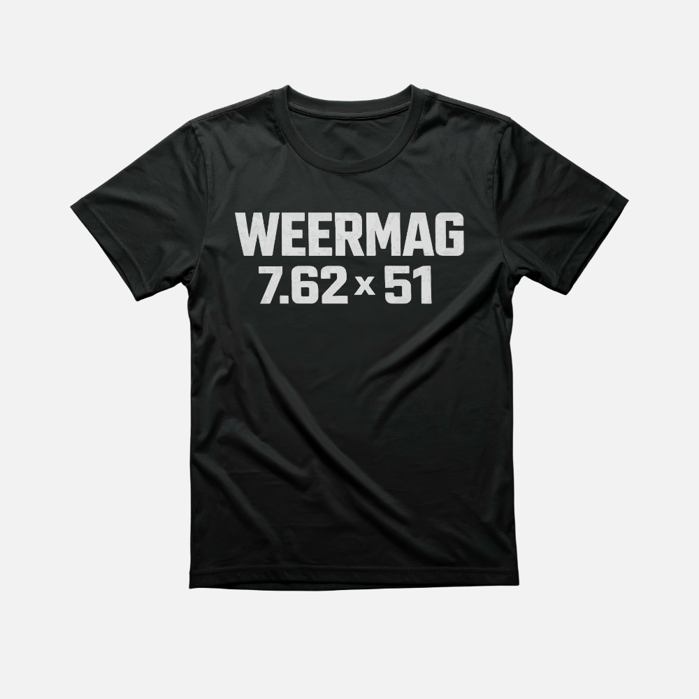 Weermag Charlie Tee black military-inspired t-shirt front