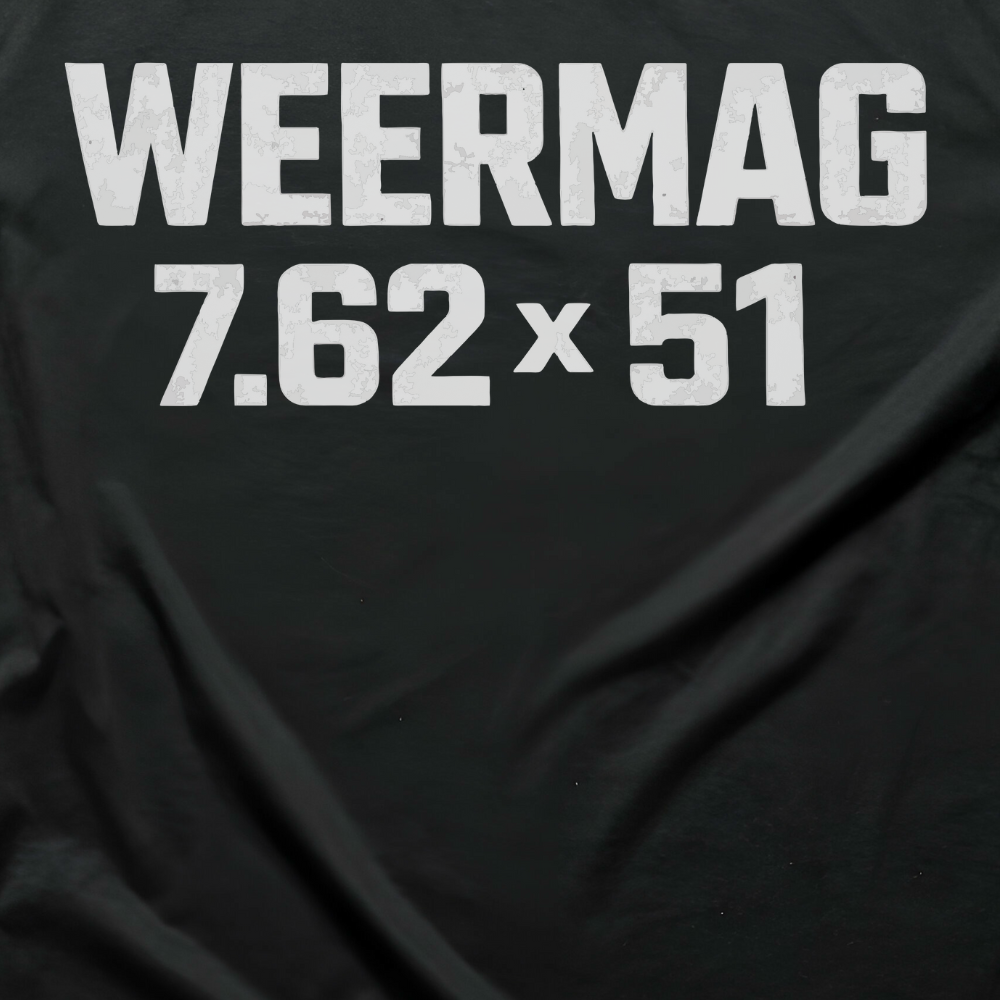 Weermag Charlie Tee black military-inspired t-shirt front