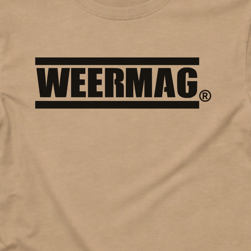 Weermag Bravo Tee stone military-inspired t-shirt front