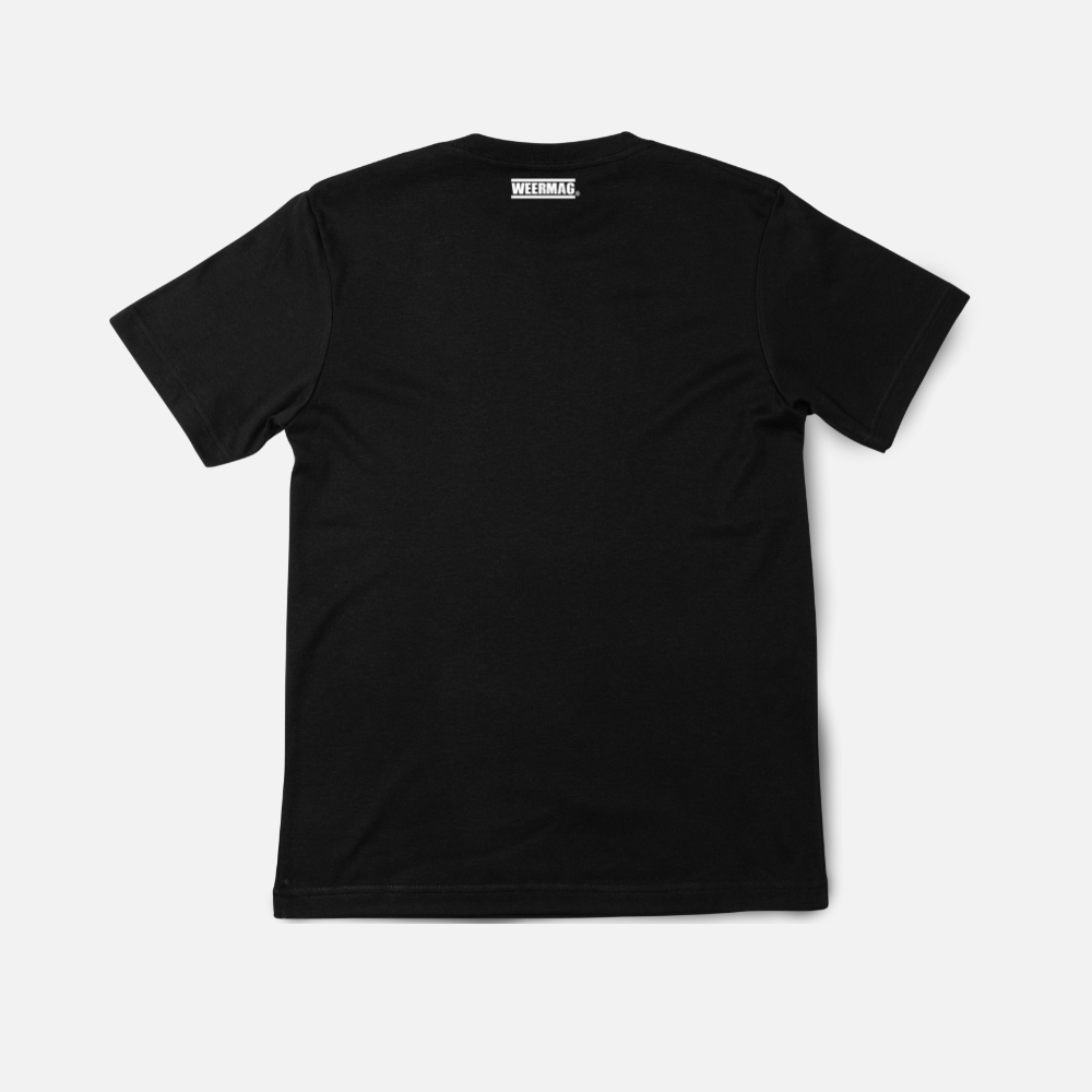Weermag t-shirt black back view