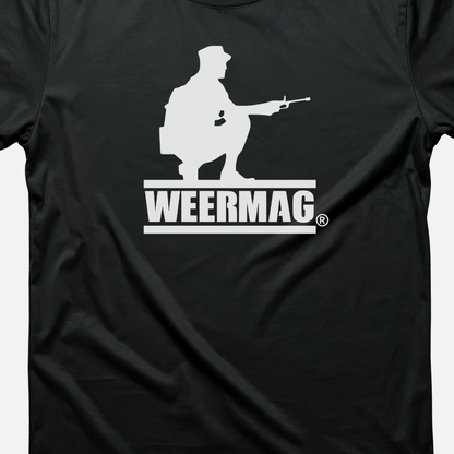 Weermag Alpha Tee black military-inspired t-shirt front