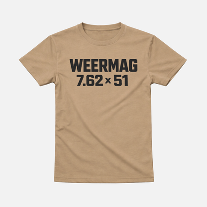 Weermag Charlie Tee stone military-inspired t-shirt front