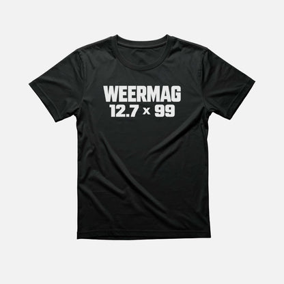 Weermag Kilo Tee black front view