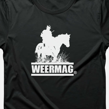 Weermag Lima Tee black design close up