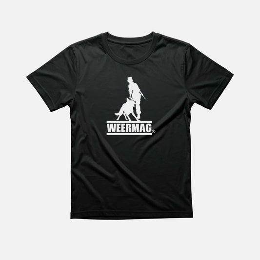 Weermag Mike Tee black front view