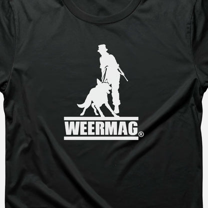 Weermag Mike Tee black design close up