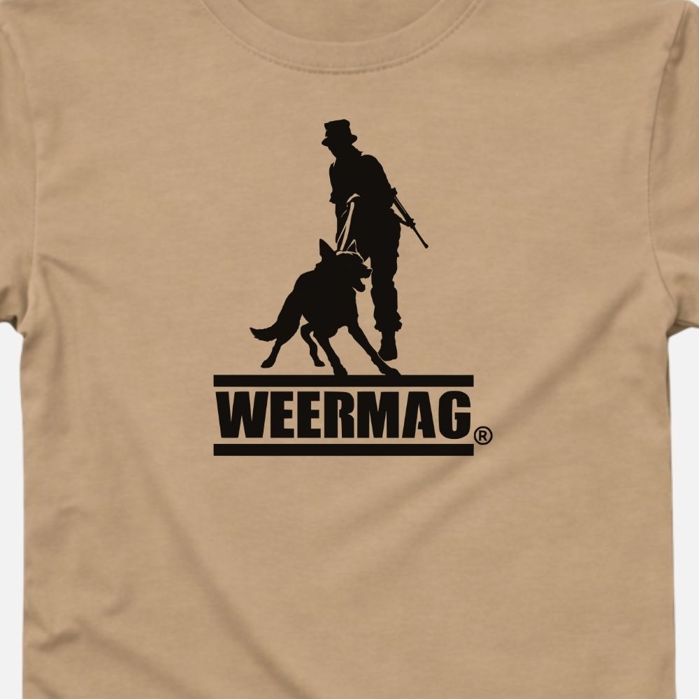 Weermag Mike Tee stone design close up