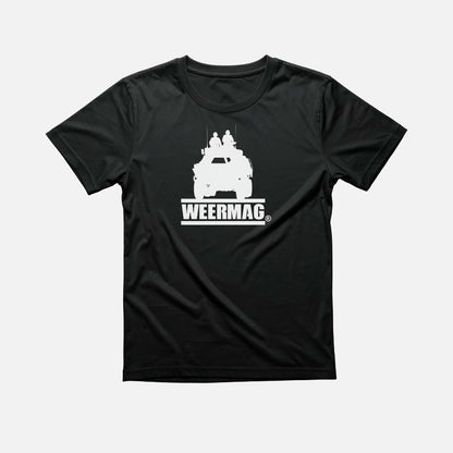 Weermag Oscar Tee black front view