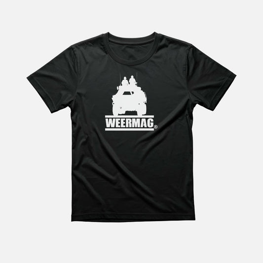 Weermag Oscar Tee black front view