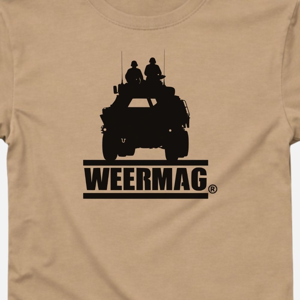 Weermag Oscar Tee stone design close up